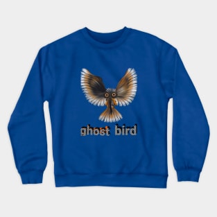 ghost bird art design Crewneck Sweatshirt